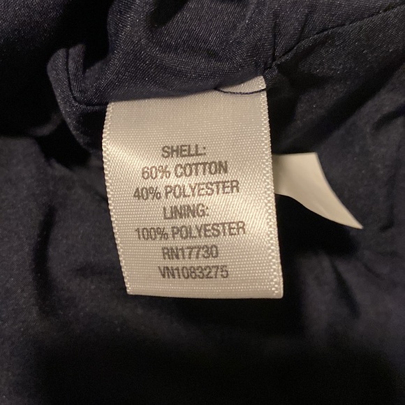 Merona Belted Trench Coat. Size L. Navy blue! - Picture 4 of 4